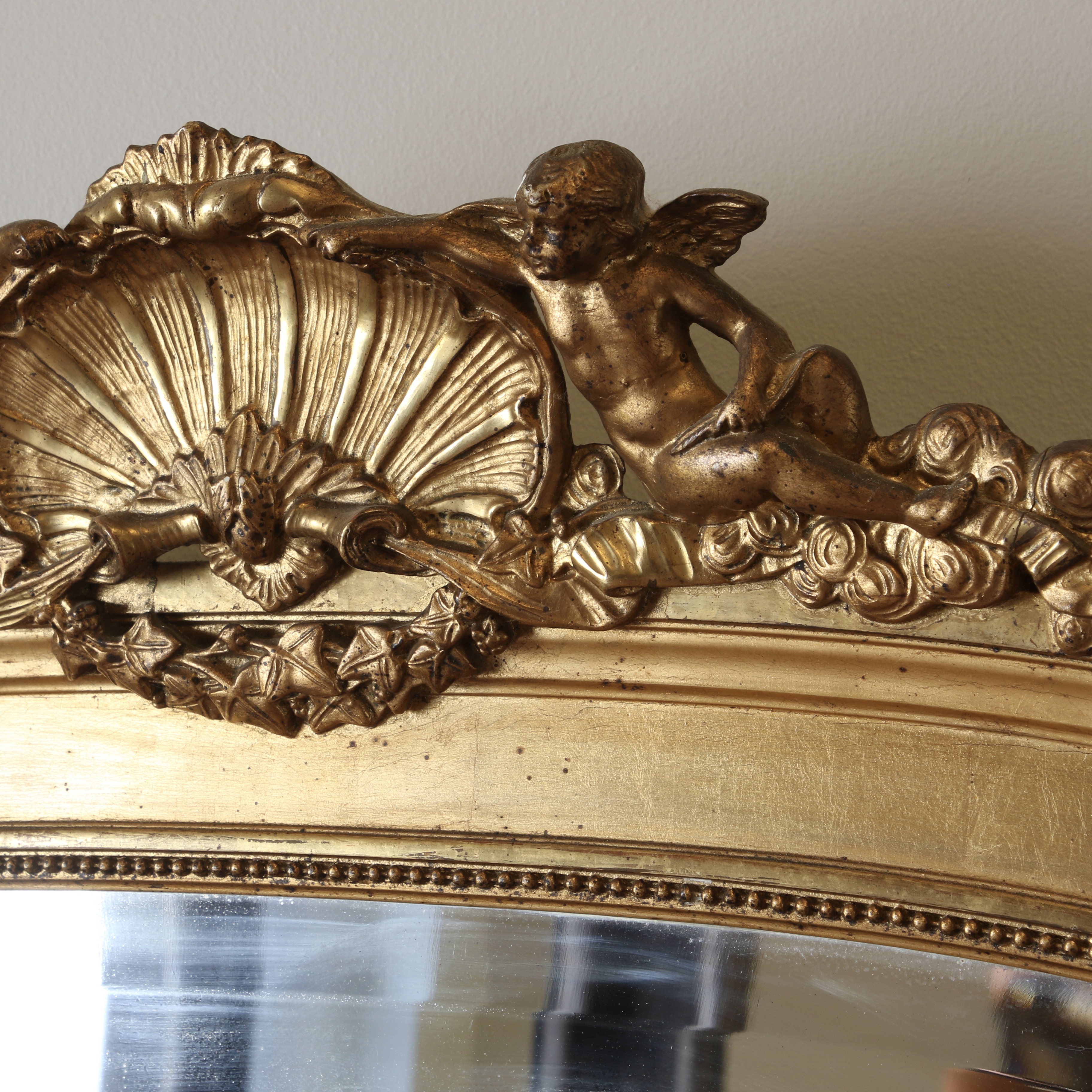 French Crested Mirror